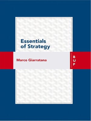 cover image of Essentials of Strategy